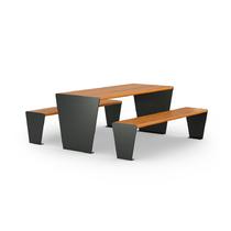 Прямоугольный стол с ножками трапециями 1800х790х750 мм
